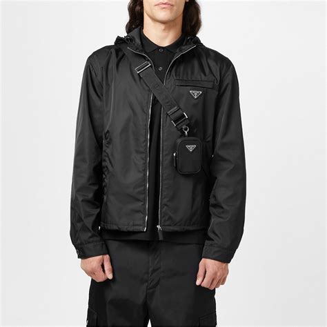 prada windbreakers black